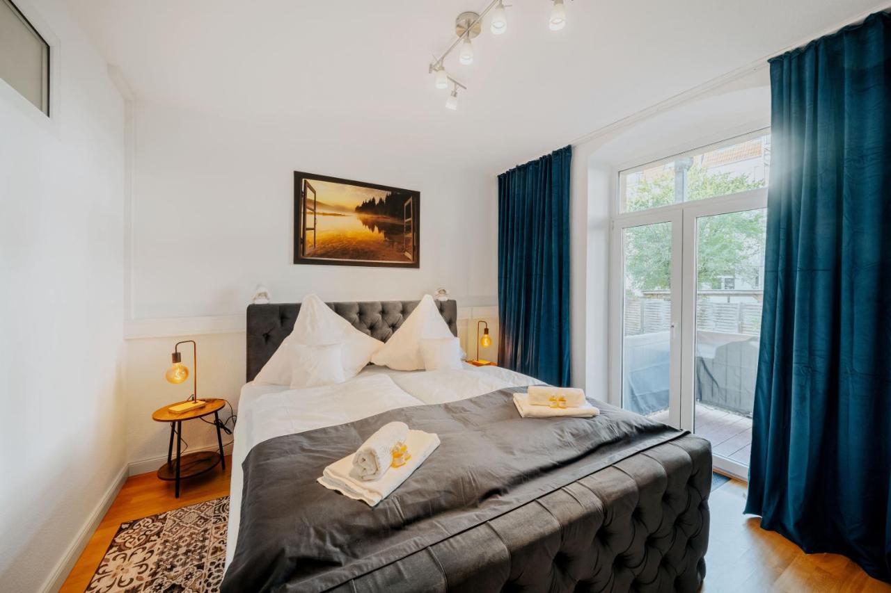 Blissplace 3 Zi Premium Apartment Nahe Getec Arena Mit Kingsize Betten Und Balkon Magdeburg Zewnętrze zdjęcie